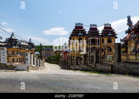 The Gypsy Palace of Hunedoara in Romania Stock Photo