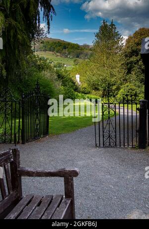 Plas Newydd is a historic house in the town of Llangollen, Denbighshire, Wales, former home  of Lady Eleanor Butler and Sarah Ponsonby. Stock Photo