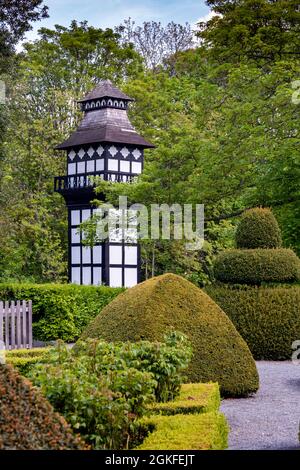 Plas Newydd is a historic house in the town of Llangollen, Denbighshire, Wales, former home  of Lady Eleanor Butler and Sarah Ponsonby. Stock Photo