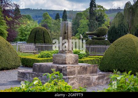 Plas Newydd is a historic house in the town of Llangollen, Denbighshire, Wales, former home  of Lady Eleanor Butler and Sarah Ponsonby. Stock Photo