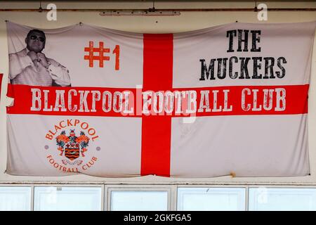 Blackpool, UK. 14th Sep, 2021. General view images inside the stadium before the Sky Bet Championship match between Blackpool and Huddersfield Town at Bloomfield Road, Blackpool, England on 14 September 2021. Photo by Sam Fielding. Credit: PRiME Media Images/Alamy Live News Stock Photo