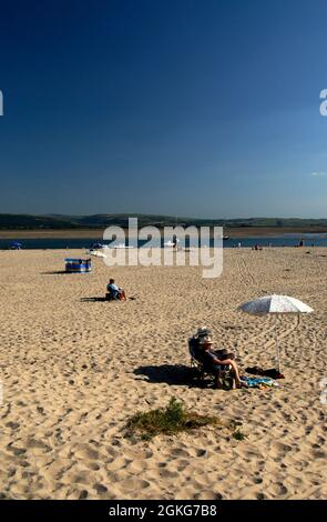 Aberdyfi (Aberdovey) beach Gwynedd Wales UK Stock Photo