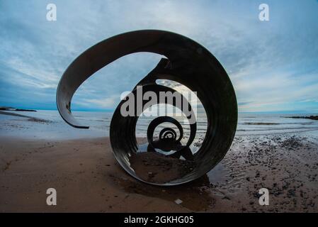Mary's Shell, Cleveley's beach, UK Stock Photo - Alamy