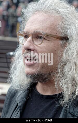 Paris, France. 14th Sep, 2021. Yvan Cassar attends the inauguration of the Esplanade Johnny Hallyday and the work of the artist Bertrand Lavier. Stock Photo