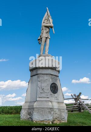 Antietam Civil War Monument: 132nd Pennsylvania Volunteer Infantry ...