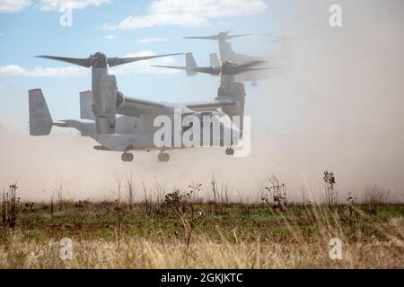 MV-22B Ospreys land on the flight deck aboard USS Bonhomme Richard ...