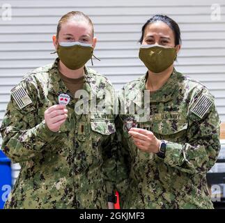 U.S. Navy Ensign Michele Miner left a nurse from Jacksonville