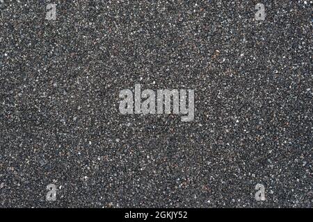 small stones pebbles, gravel rocks background texture, dark gray and white tone wallpaper backdrop Stock Photo