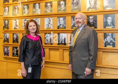 Retired Col. Charles McQueen (right) and Col. Clinton Murray (left ...