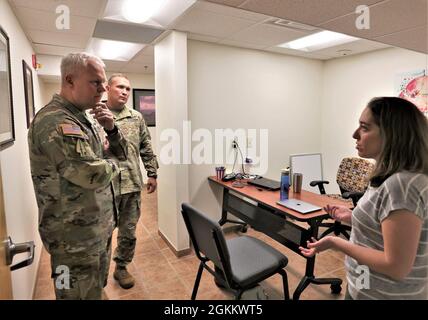 Maj. Gen. John Evans Jr., commanding general of U.S. Army Cadet Command ...