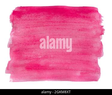 Pastel pink toilet paper on bright color block background Stock