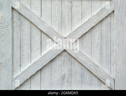 Old wood painted planks close-up, perfect background for your concept or project. Stock Photo
