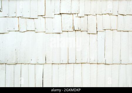 Old wood painted planks close-up, perfect background for your concept or project. Stock Photo