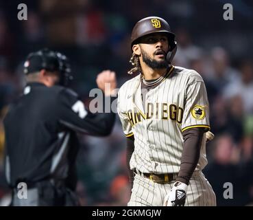 The shoes of San Diego Padres' Fernando Tatis Jr. are seen as he stands on  the field during a baseball game against the Washington Nationals,  Thursday, May 25, 2023, in Washington. (AP Photo/Nick Wass Stock Photo -  Alamy