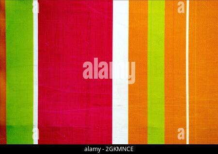 Colorful vertical striped wall background or texture Stock Photo