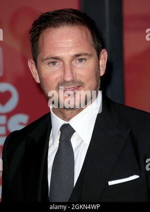 Sep 14, 2021 - London, England, UK - Frank Lampard attends The Sun's Who Cares Wins Awards, The Roundhouse, London Stock Photo