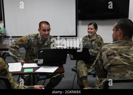 Airman Bayley McKinney and Staff Sgt. Katelyn Lauzon, contracting ...