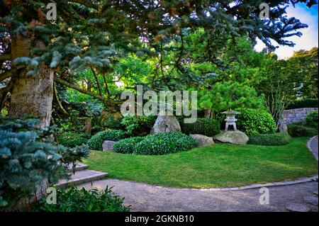 apanese Garden in Freiburg im Breisgau Germany Stock Photo