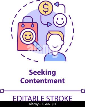 Icon for satisfaction,contentment Stock Vector Image & Art - Alamy