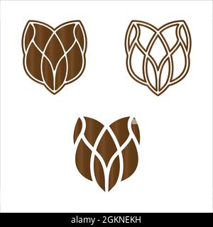 Butterfly Vector Minimalist Logo Stock Vector