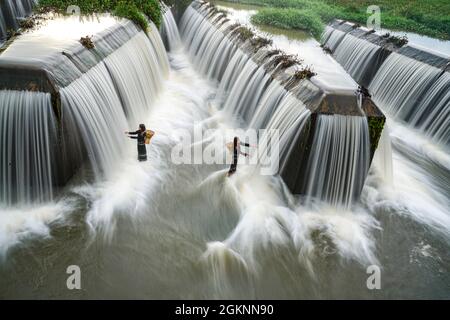 Nice damn in Dak Nong province central Vietnam Stock Photo