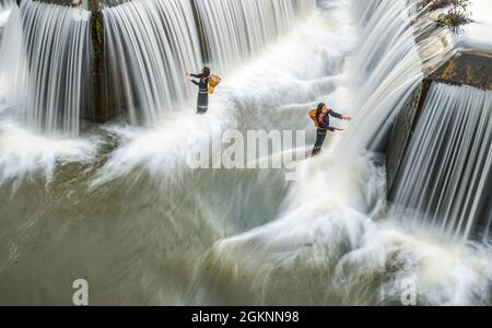 Nice damn in Dak Nong province central Vietnam Stock Photo