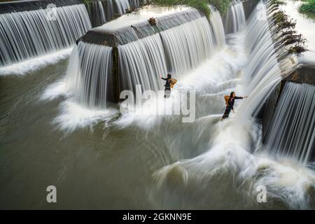 Nice damn in Dak Nong province central Vietnam Stock Photo