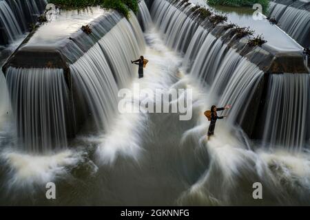 Nice damn in Dak Nong province central Vietnam Stock Photo