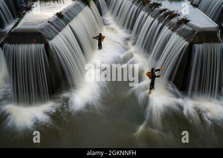 Nice damn in Dak Nong province central Vietnam Stock Photo