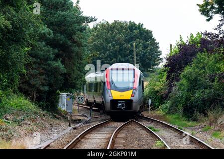 Stadler class 755 Flirt dual powered passenger train Stock Photo