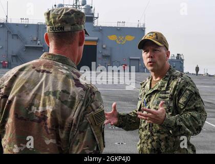 AGADIR, Morocco (JUNE 10, 2021) U.S. Army Colonel Ryan Dillon, the U.S ...