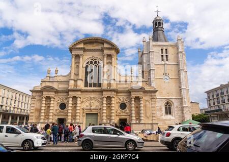 Le Havre, France - August 8, 2021: Cathedral Notre Dame of Le Havre in Normandy, France Stock Photo