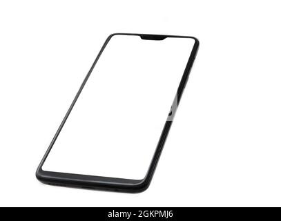 Smartphone with white screen Stock Photo
