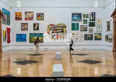 London, UK. 15th Sep, 2021. Installation sho in the main room - Credit: Guy Bell/Alamy Live News Stock Photo