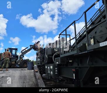 NMCB 4, rock crusher, SEABEES Stock Photo - Alamy