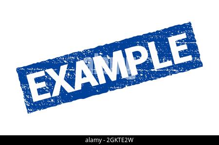 Example vector stamp icon. Sample watermark rubber stamp Stock Vector
