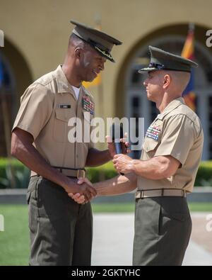 Col. Joseph J. Jones, the incoming commanding officer of Recruit ...