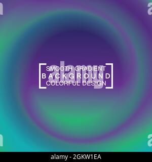 Colorful swirl smooth gradient design abstract background Stock Vector