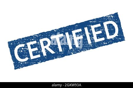 Certify official seal stamp badge. Accredited vector certified icon sticker guarantee company Stock Vector