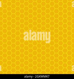 The honeycomb, hexagon stock illustration Stock Vector