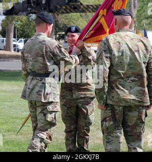 U.S. Army Lt. Col. Darren C. Rickettes left, Lt. Col. Donn H. Hill 2nd ...