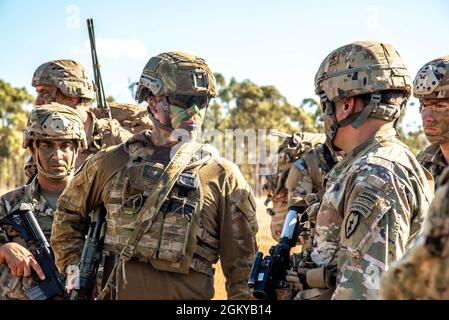 Australian Army Lt. Col. Scott Holmes, commanding officer of 1st ...