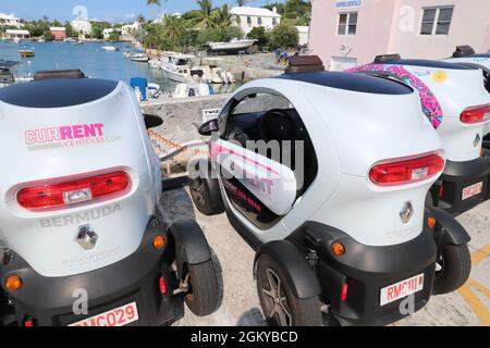 Renault Twizy in Bermuda Stock Photo