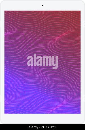 Tablet, smartphone, electronic, computer, device screen, cordless, portability vector stock. Stock Vector