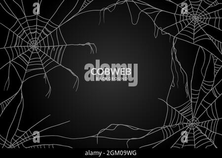 cobweb background vector illustration Stock Vector