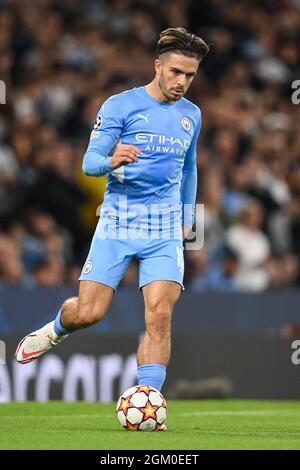 Jack Grealish #10 of Manchester City in action during the game