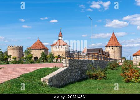 Bender, Moldova 06.09.2021.  the Tighina Fortress in Bender, Transnistria or Moldova, on a sunny summer day Stock Photo