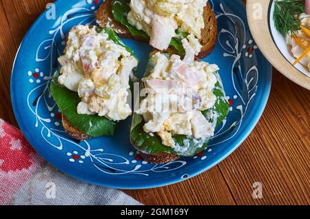 Becarska satrica -  Croatian salad originating from the region of Slavonija and Baranja Stock Photo