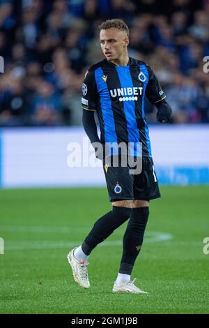 Club's Noa Lang celebrates after scoring the 1-3 goal during a soccer match  between RSC Anderlecht and Club Brugge KV, Thursday 20 May 2021 in Anderle  Stock Photo - Alamy