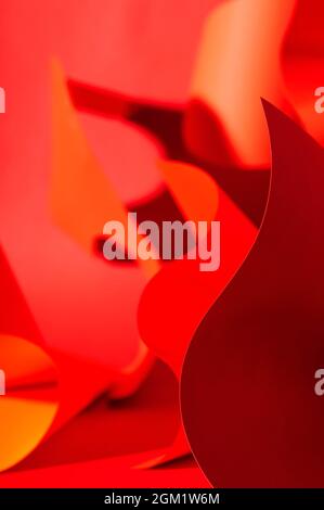 Abstract background in red and orange tones. Stock Photo